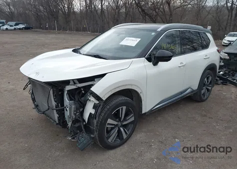 2021 Nissan Rogue Platinum Intelligent Awd from USA, damaged, VIN JN8AT3DD7MW314181